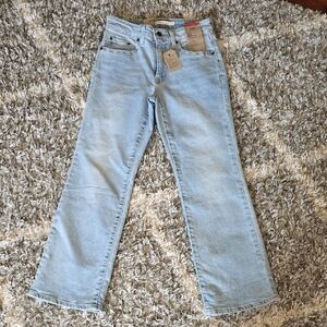 Levi's Light Blue Straight Leg Women's Jeans 725 Kick Bootcut